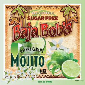 Baja Bob's Mojito Cocktail Mix - 32oz - Sugar Free Cocktail Mixer