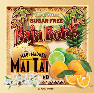 Baja Bob's Mai Tai Mix - 32 oz. - Sugar Free Cocktail Mixer