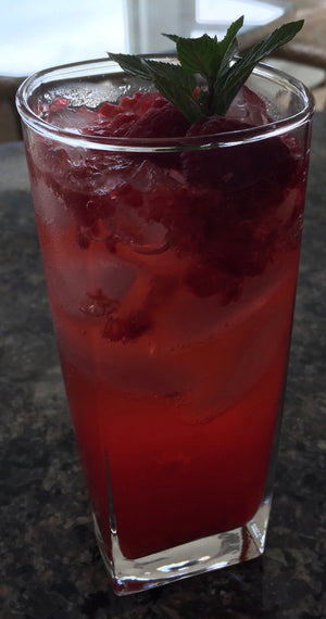 Raspberry Vodka Collins