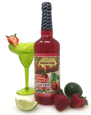 Strawberry Margarita and Daiquiri Cocktail Mix - 32oz. - Sugar Free Cocktail Mixer