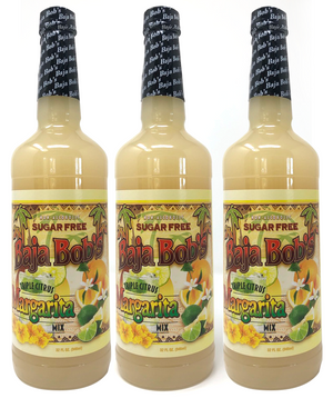 Baja Bob's Triple Citrus Margarita Mix - 32 oz. - Sugar Free Cocktail Mixer